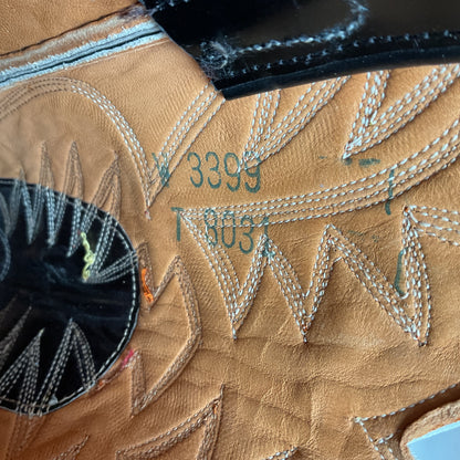 Vintage Nocona Cowboy Boots | Lizard Teju | 60s Era | Women’s 6.5