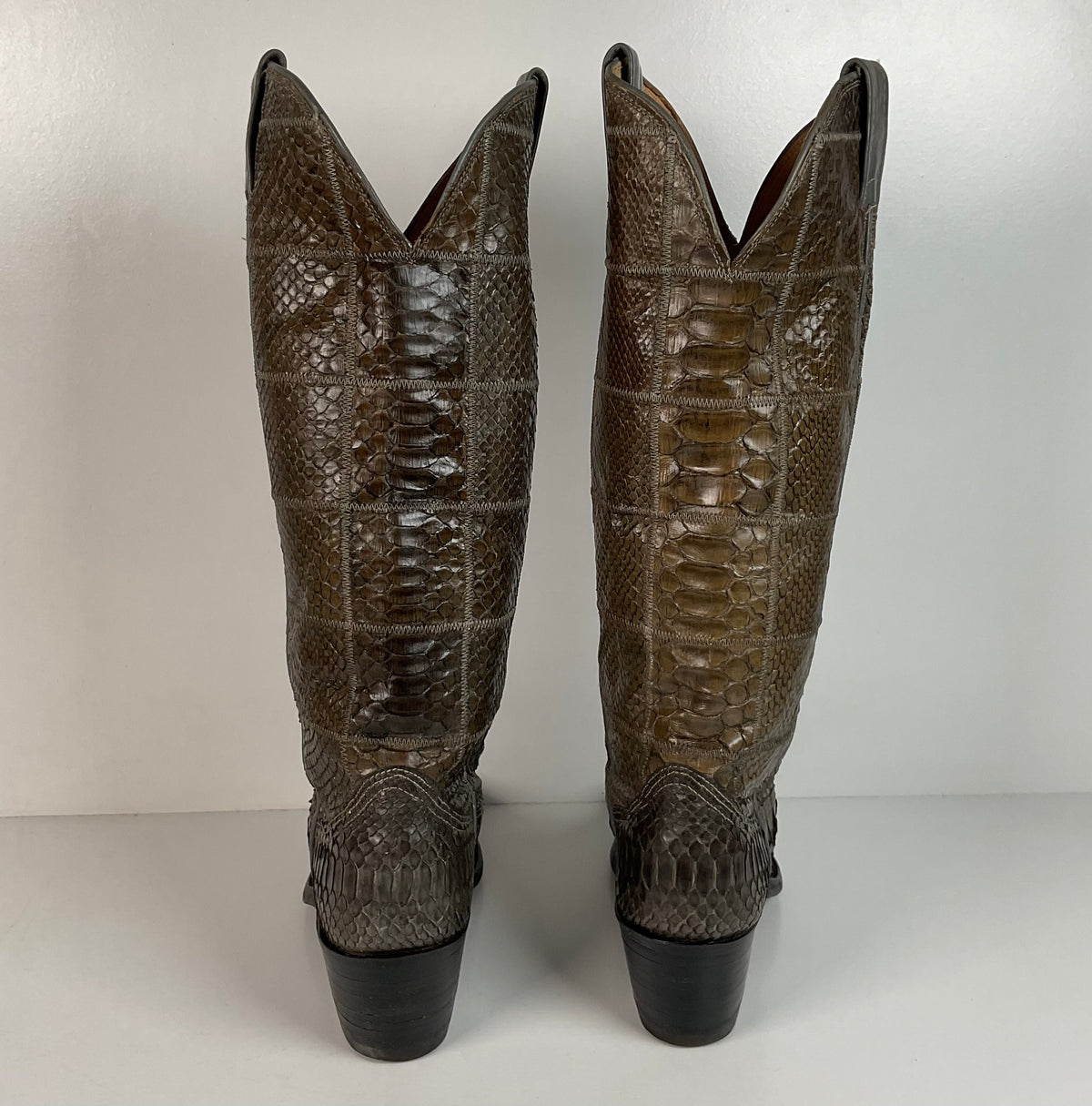 Vintage Nocona Full Python Cowgirl Boots | Snakeskin | Men’s 6 B | Women’s 7