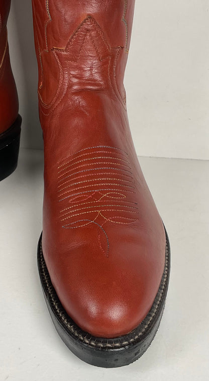 Vintage Tony Lama Retan Cowboy Boots | Gold Label | USA Made | Men’s 9 EE