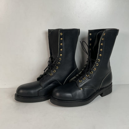 Vintage Safety Toe Linesman Boots 9 EE USA Made Biker