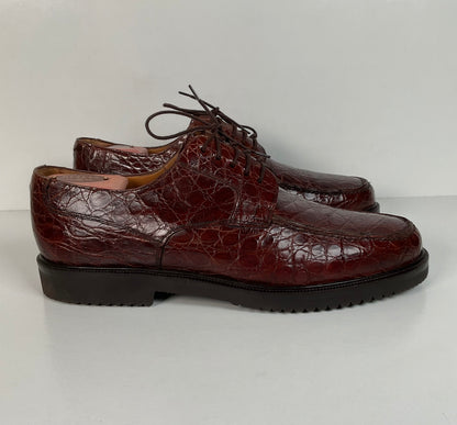 Mezlan Full Crocodile Derby Shoes | Salzburg | Exotic | Men’s 10.5