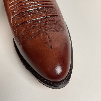 Vintage Dan Post Cowhide Cowboy Boots | USA Made | Men’s 8.5 D