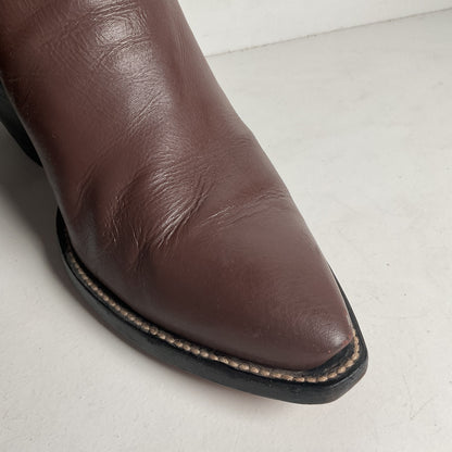 Custom Tall Top Cowboy Boots 11 Wide Shooter Style