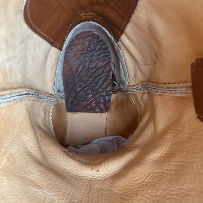 Vintage J. Chisholm Bullhide Roper Boots 9 D USA Made Original Box