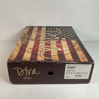 Lucchese Diva Delta Calf Cowgirl Boots 10 B USA Made Retired