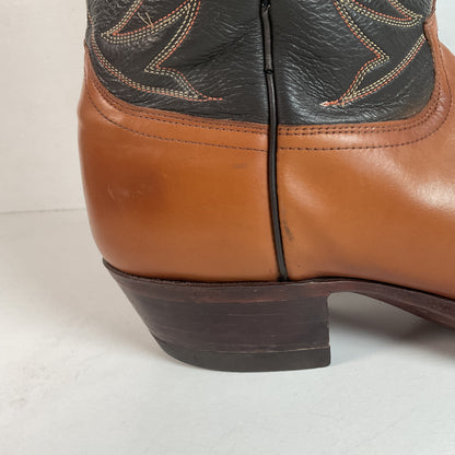 Vintage Justin Cowboy Boots | Calfskin | USA Made | Extra Narrow | Men’s 13 A