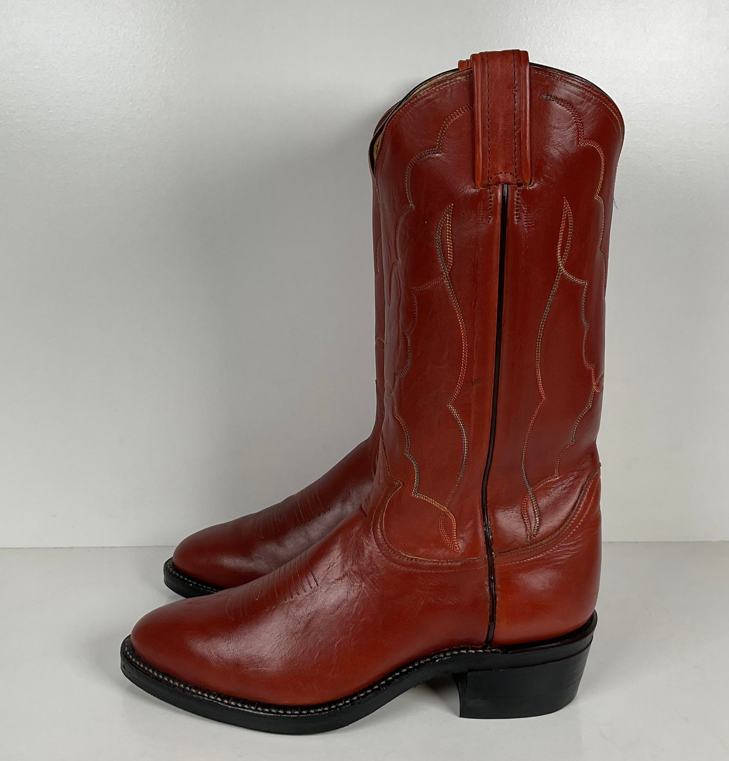Vintage Tony Lama Retan Cowboy Boots | Gold Label | USA Made | Men’s 9 EE