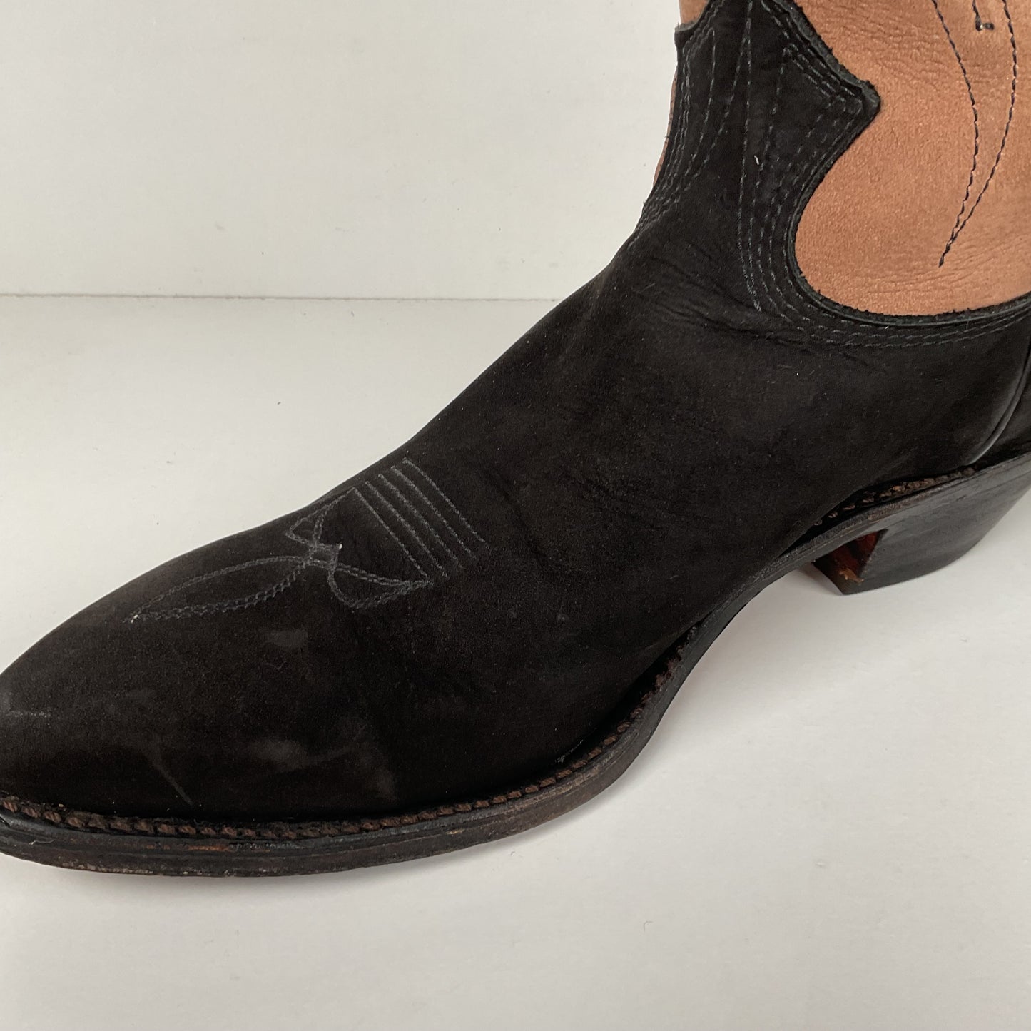Stewart Handmade Cowboy Boots | Custom | Nubuck Suede | Men’s 9 D
