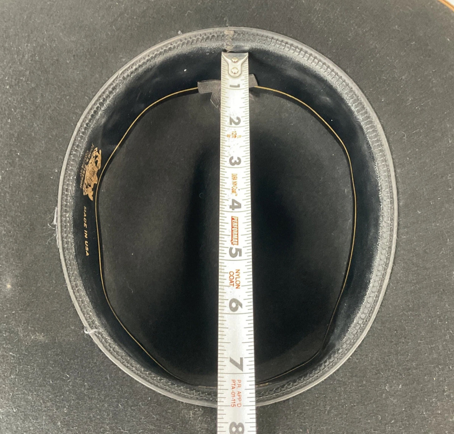 Vintage Stetson Cowboy Hat Black Felt XXX USA Made