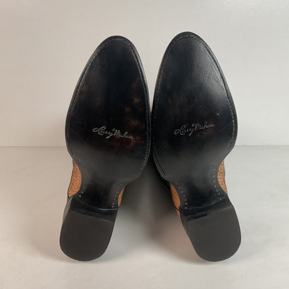 Vintage Larry Mahan Snakeskin Cowboy Boots | Exotic | Narrow | Men’s 11 B