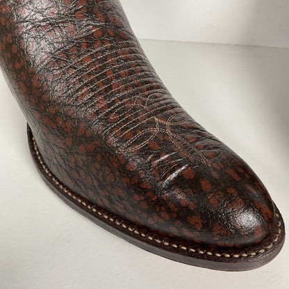 Vintage Tony Lama Caribou Buckaroo Boots | Exotic | Gold Label | Men’s 10 D