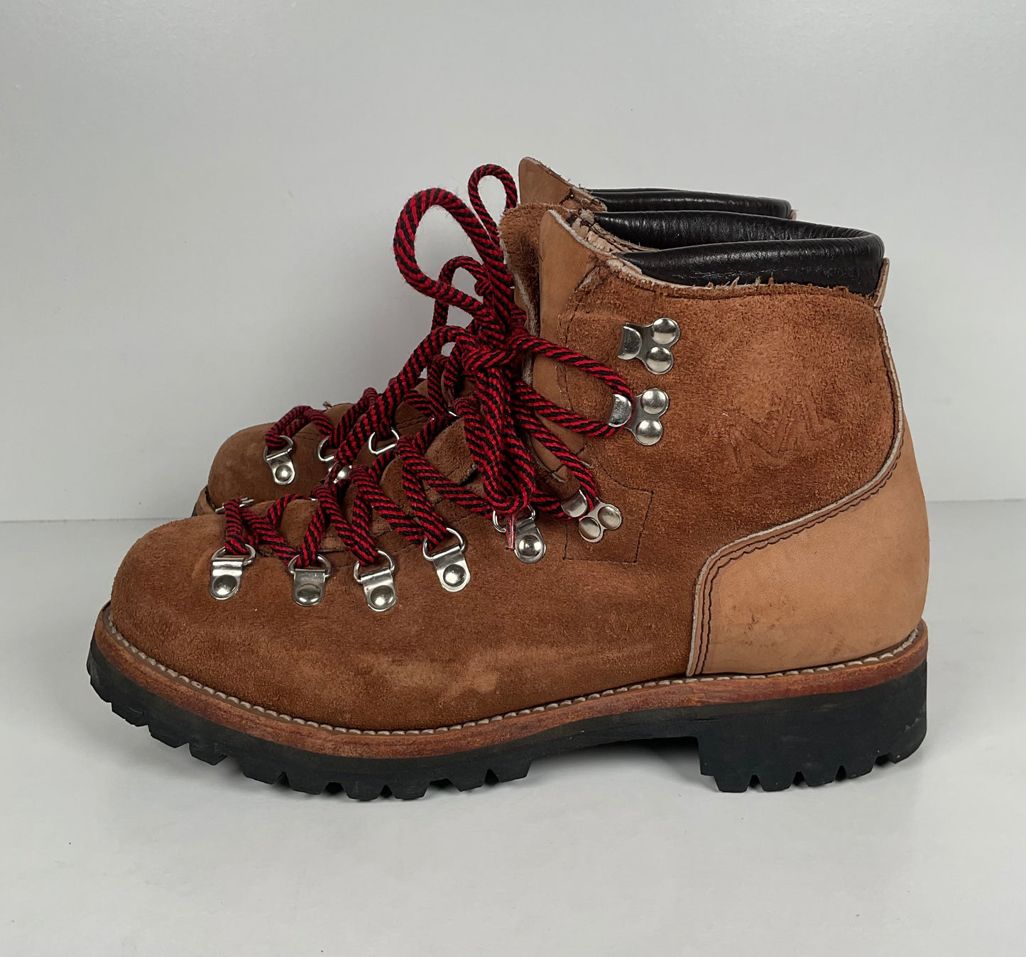 Vintage Milo Mountaineering Boots | USA Made | Rough Out | Men’s 9.5 M
