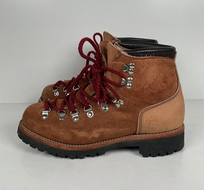 Vintage Milo Mountaineering Boots | USA Made | Rough Out | Men’s 9.5 M