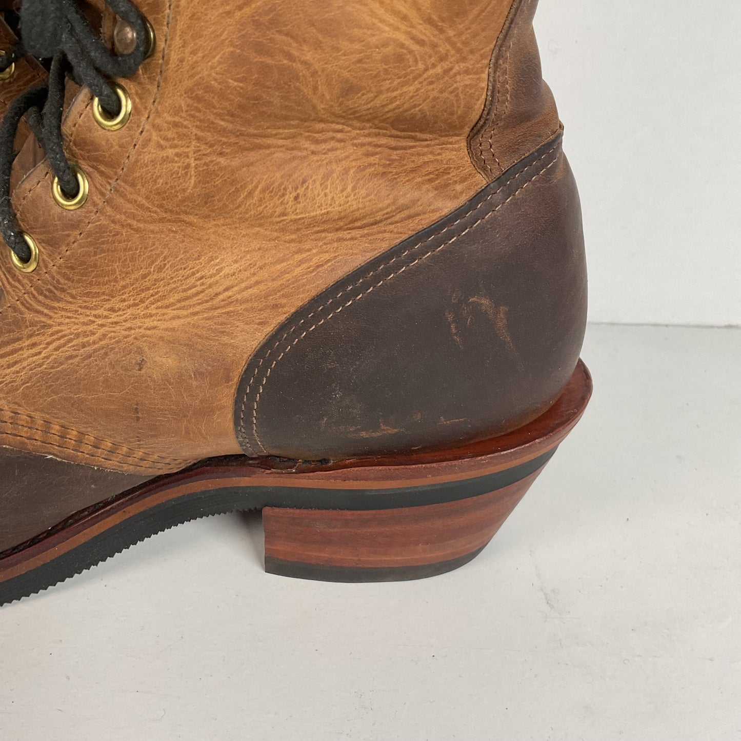 Chippewa Crazy Horse Packer Boots 11 B (Narrow) USA Made