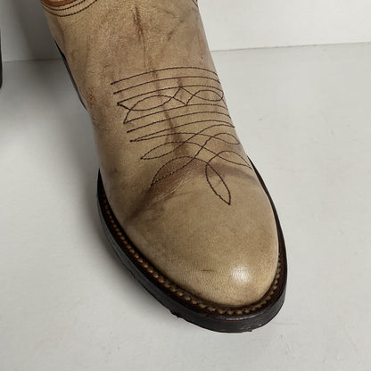 Vintage Nocona Cowgirl Boots | Marbled Grey | Men’s 6 | Women’s 7