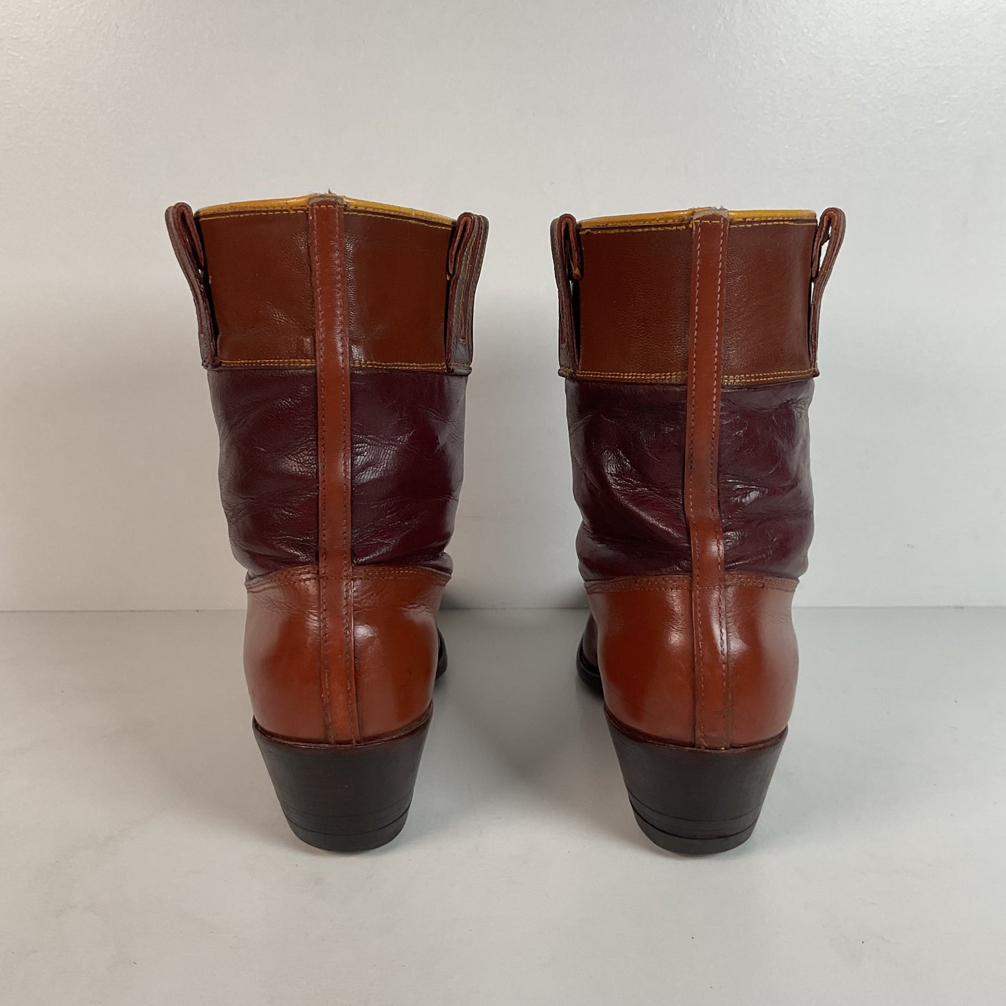 Vintage Pee Wee Cowboy Boots | Shorty | Tooled | 50s-60s | 6 C
