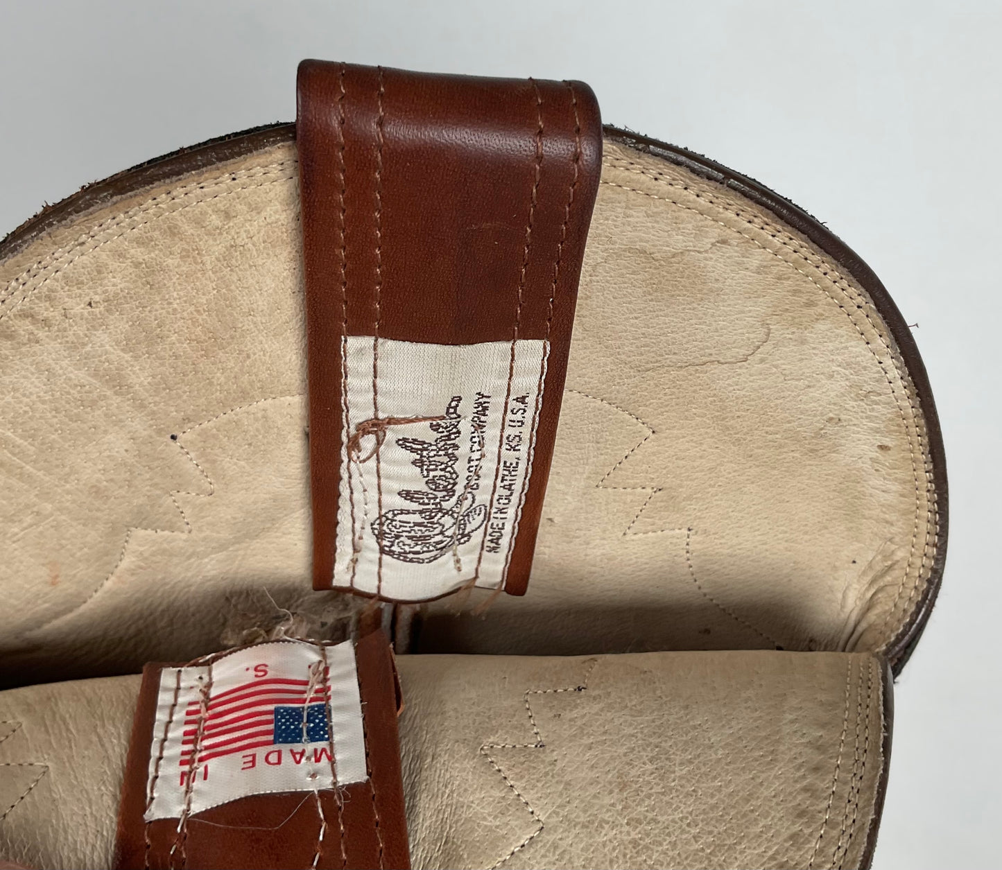 Olathe Tall Top Buckaroo Boots | USA Made | Overlay | Men’s 6 C | Women’s 7
