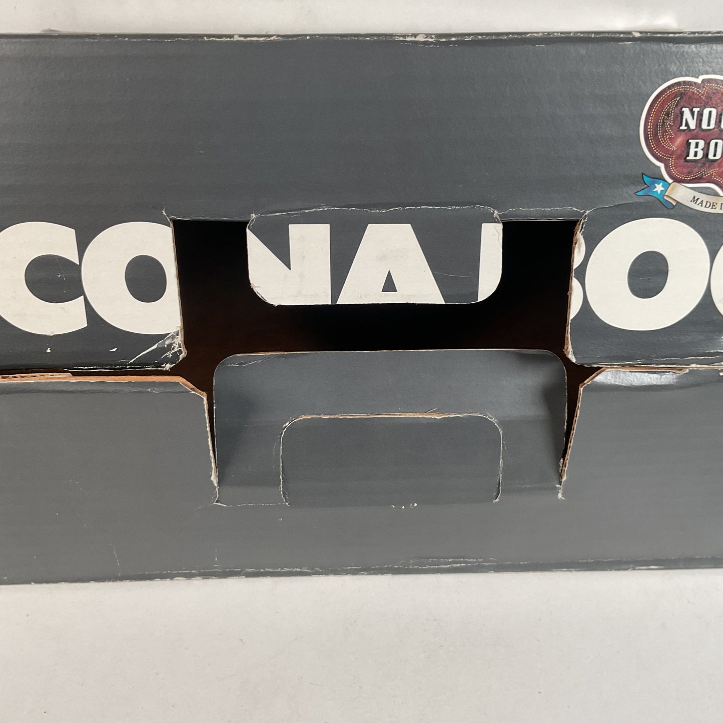 Vintage 1980s Nocona Cowboy Boot Box Only Alex Ebel Artwork