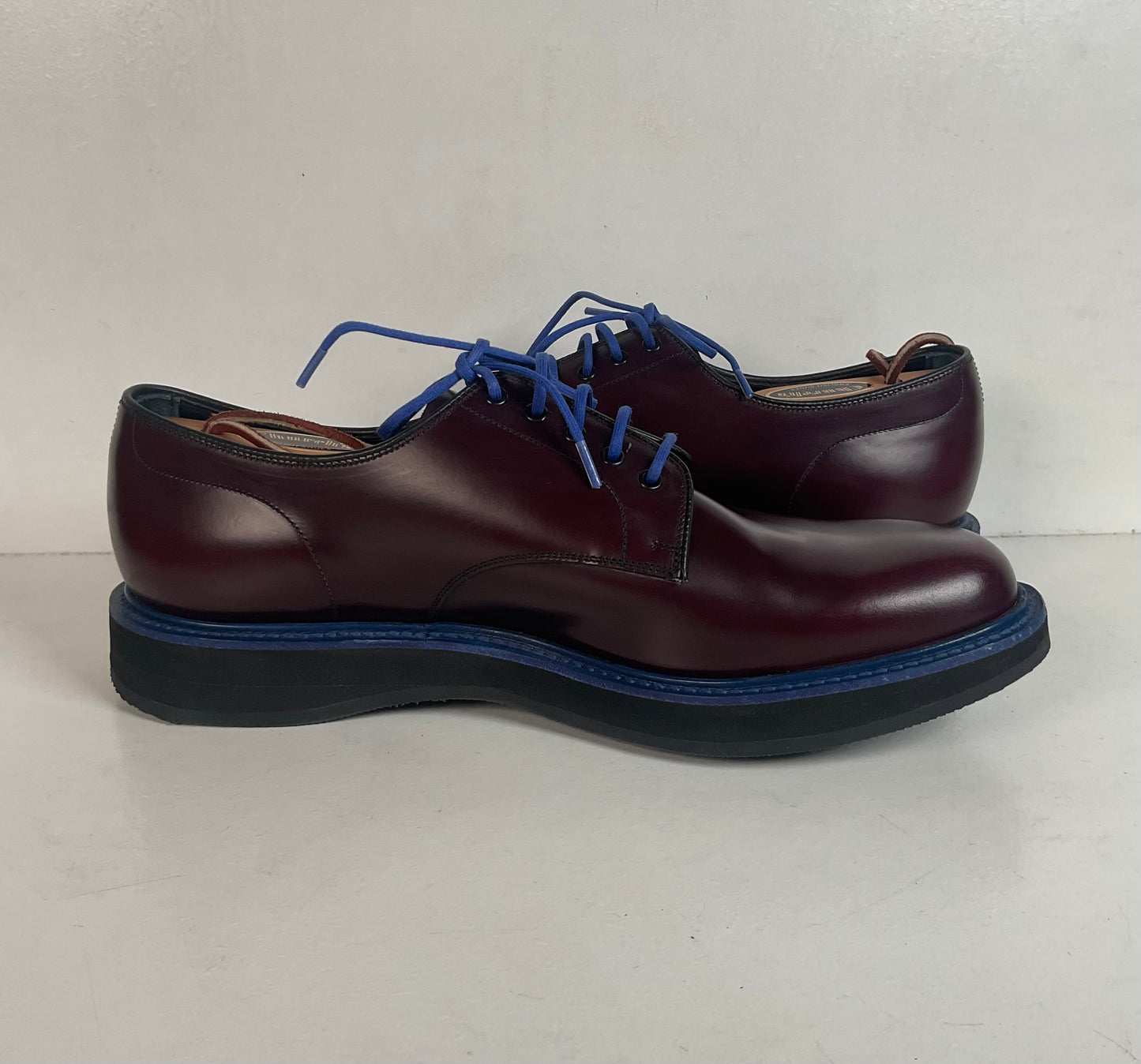 Church’s Custom Grade Cordovan Loafers 9 F | 10 D Great Britain Flag Design