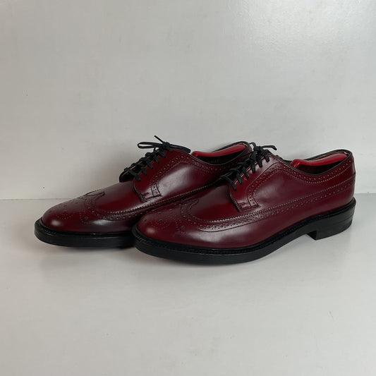 Vintage Lloyd And Haig Derby Shoes 11.5 C Hand Lasted Custom Built Cordovan