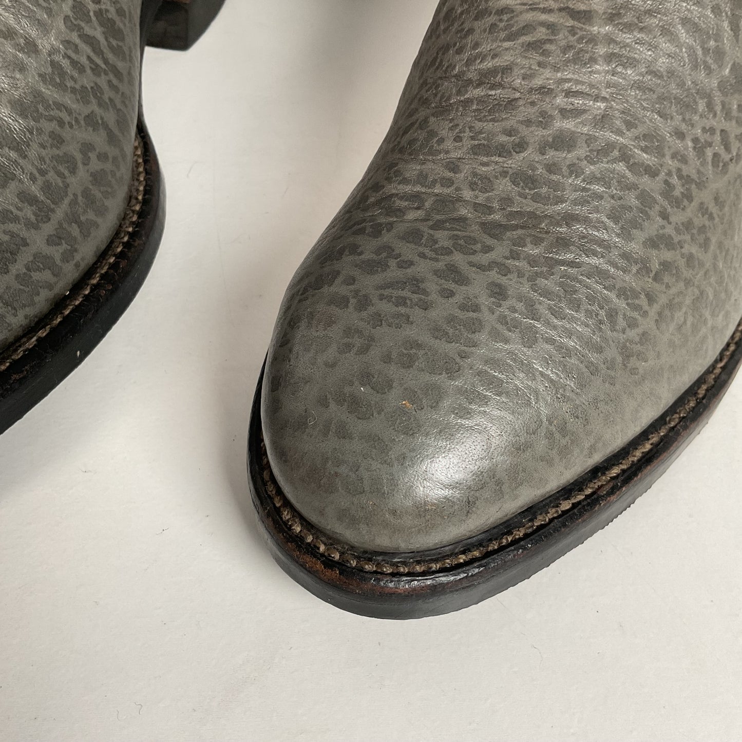 Vintage Red Wing Bullhide Cowboy Boots | USA Made | Grey | Men’s 8.5 D