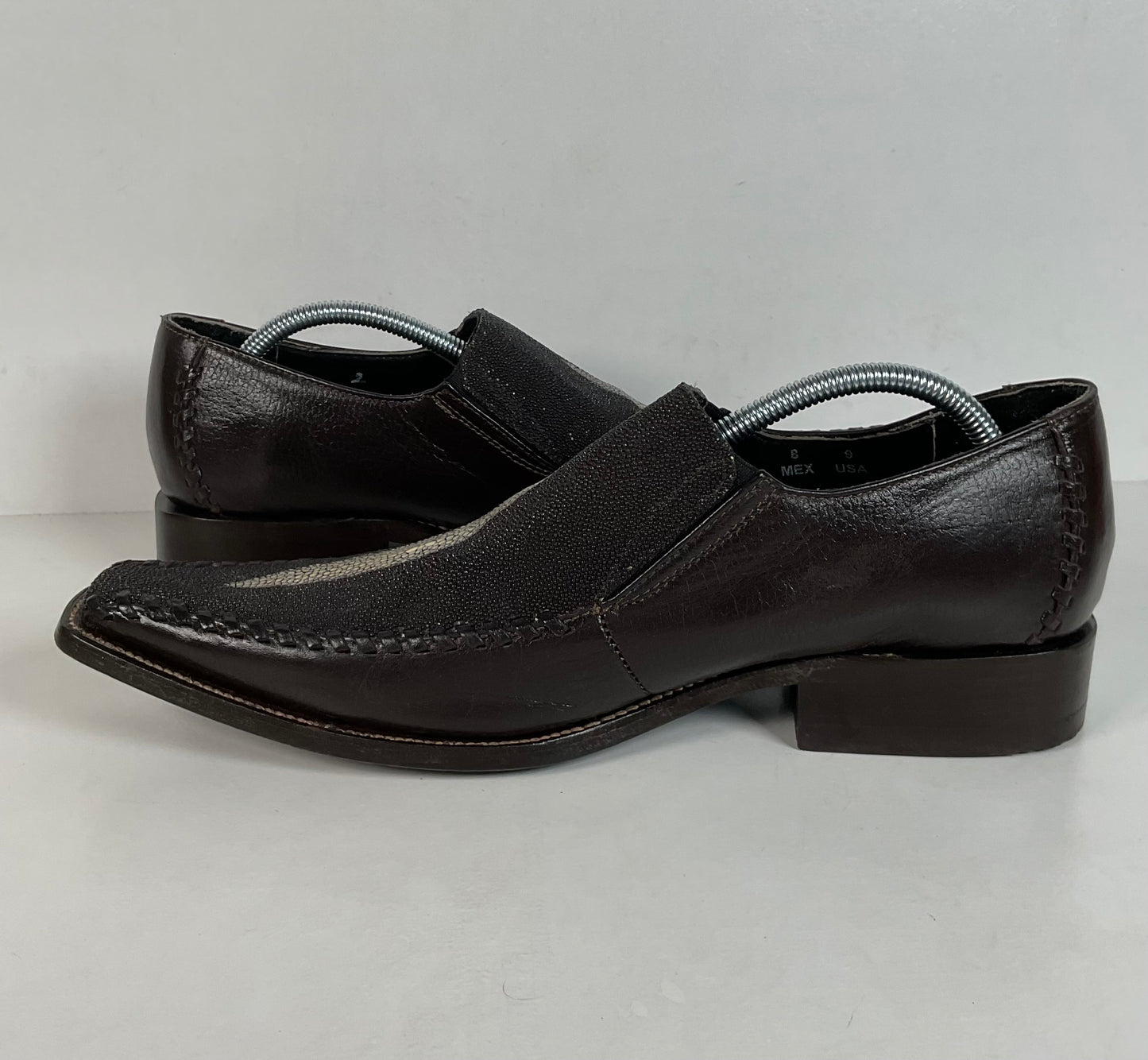 Stingray Mule Clogs | Western | Exotic | Dark Brown | Men’s 9