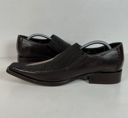 Stingray Mule Clogs | Western | Exotic | Dark Brown | Men’s 9