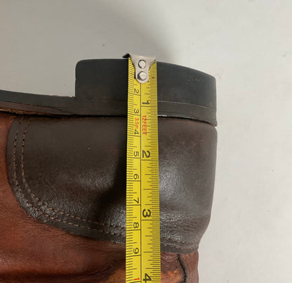 Vintage 1970s Hondaline Boots 9.5 Thrashed Moto Zip