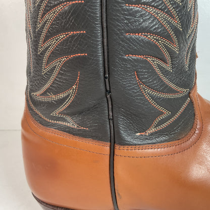 Vintage Justin Cowboy Boots | Calfskin | USA Made | Extra Narrow | Men’s 13 A