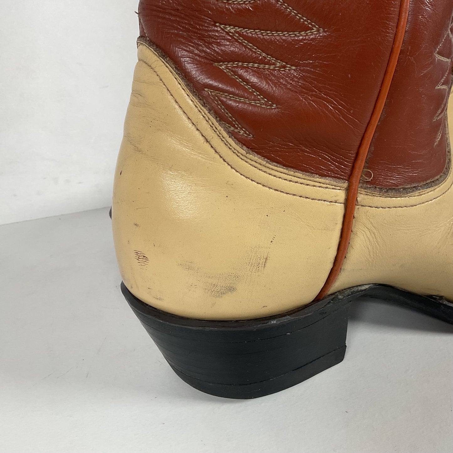 Vintage Tony Lama Urban Cowboy Boots | Lizard Wingtip | Gold Label | Men’s 9 B
