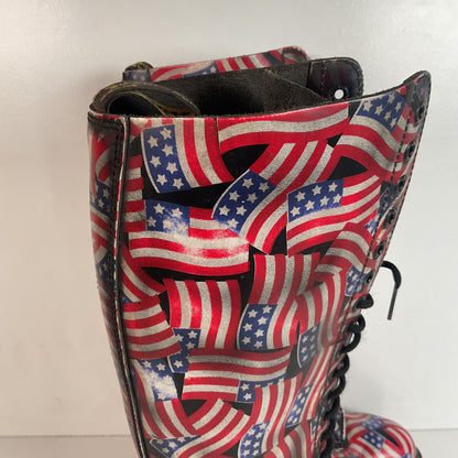 Vintage Dr. Marten 20-Eyelet American Flag Boots UK 6 | US Women’s 8