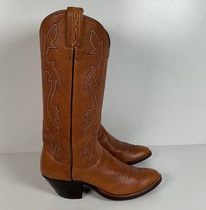 Vintage Dan Post Bullhide Cowgirl Boots | USA Made | Extra Narrow | Women’s 7 A