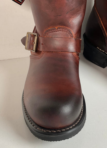 Double H Engineer Boots | USA Made | Brown | Women’s 7.5 M