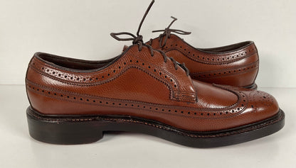 Vintage Florsheim Imperial Longwing Derby Loafers 9 C V-Cleat 93602