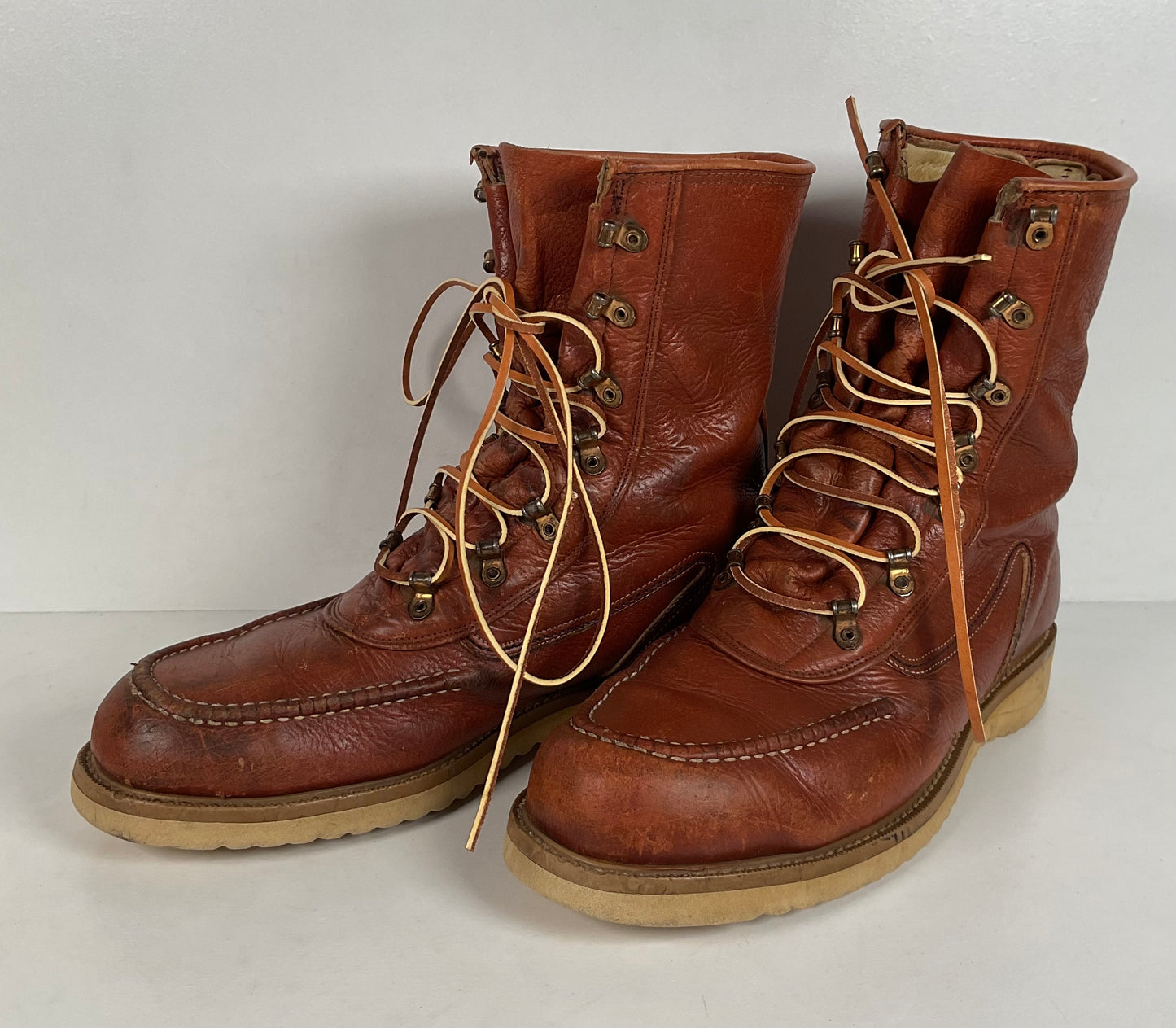 Vintage Montgomery Ward Powerhouse Boots | Moc Toe | Men’s 12 D
