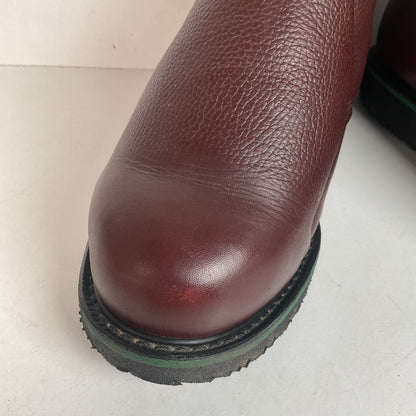 Vintage Wolverine Hy-Test Metatarsal Guard Boots 12 D Safety Toe USA Made