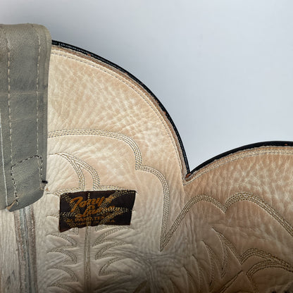 Vintage Tony Lama Gold Label Cowboy Boots | Marbled Leather | Men’s 10.5 EE