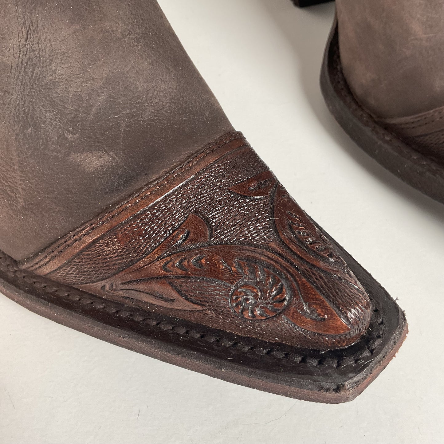 Western Harness Cowgirl Boots | Tooled | Women’s 9.5