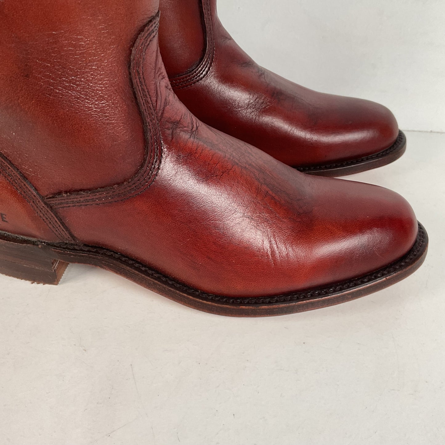 Vintage Frye Dorado Riding Boots 7 B USA Made Campus Original Box