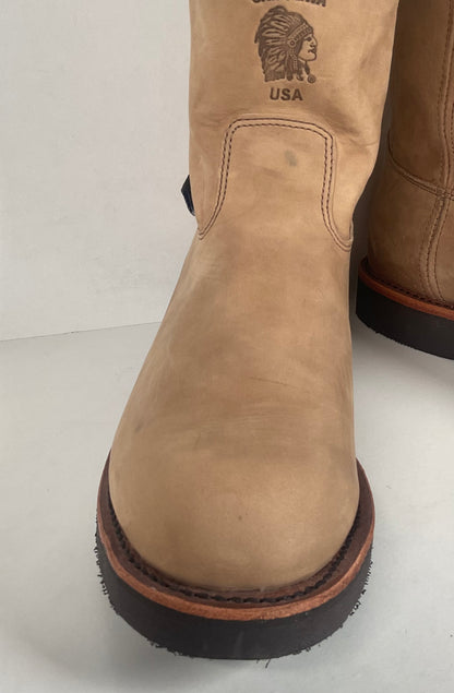 Chippewa Wellington Boots | Nubuck Suede | USA Made | Men’s 12 D