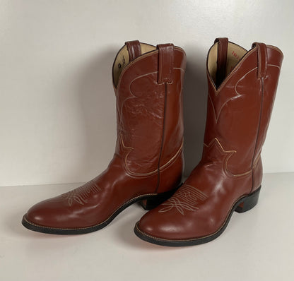 Vintage Tony Lama Calf Skin Roper Boots | Gold Label | Cowboy | Men’s 11.5 A