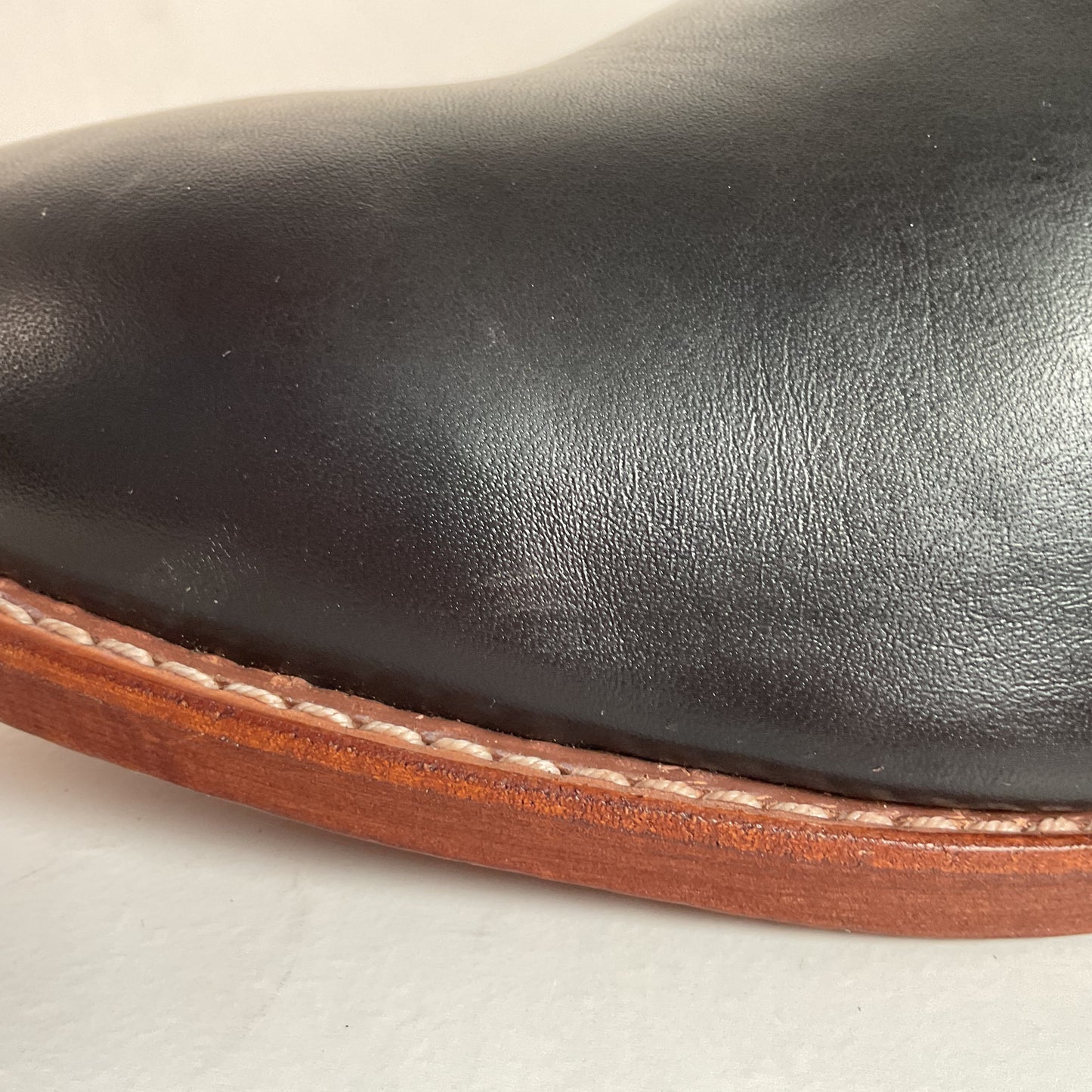 Wolverine Thousand Mile Plain Toe Boots 14 D USA Made Dark Bown