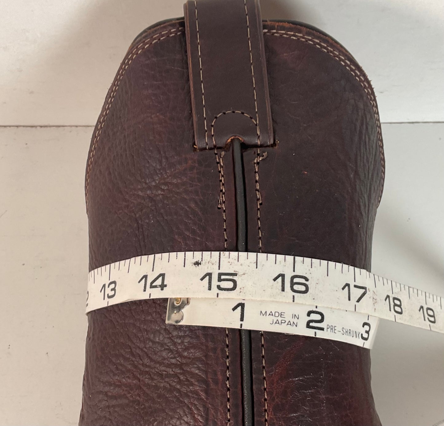 Chippewa Corbel Wellington Cowboy Boots | Bison Hide | USA Made | Men’s 8.5 D