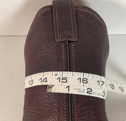 Chippewa Corbel Wellington Cowboy Boots | Bison Hide | USA Made | Men’s 8.5 D