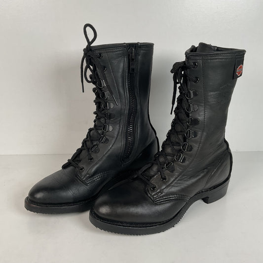 Vintage Harley Davidson Lace Up Boots | USA Made | Women’s 7.5 M