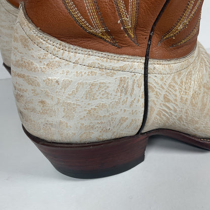 Vintage J. Chisholm Antelope Cowboy Boots | Exotic | USA Made | Men’s 9.5 D