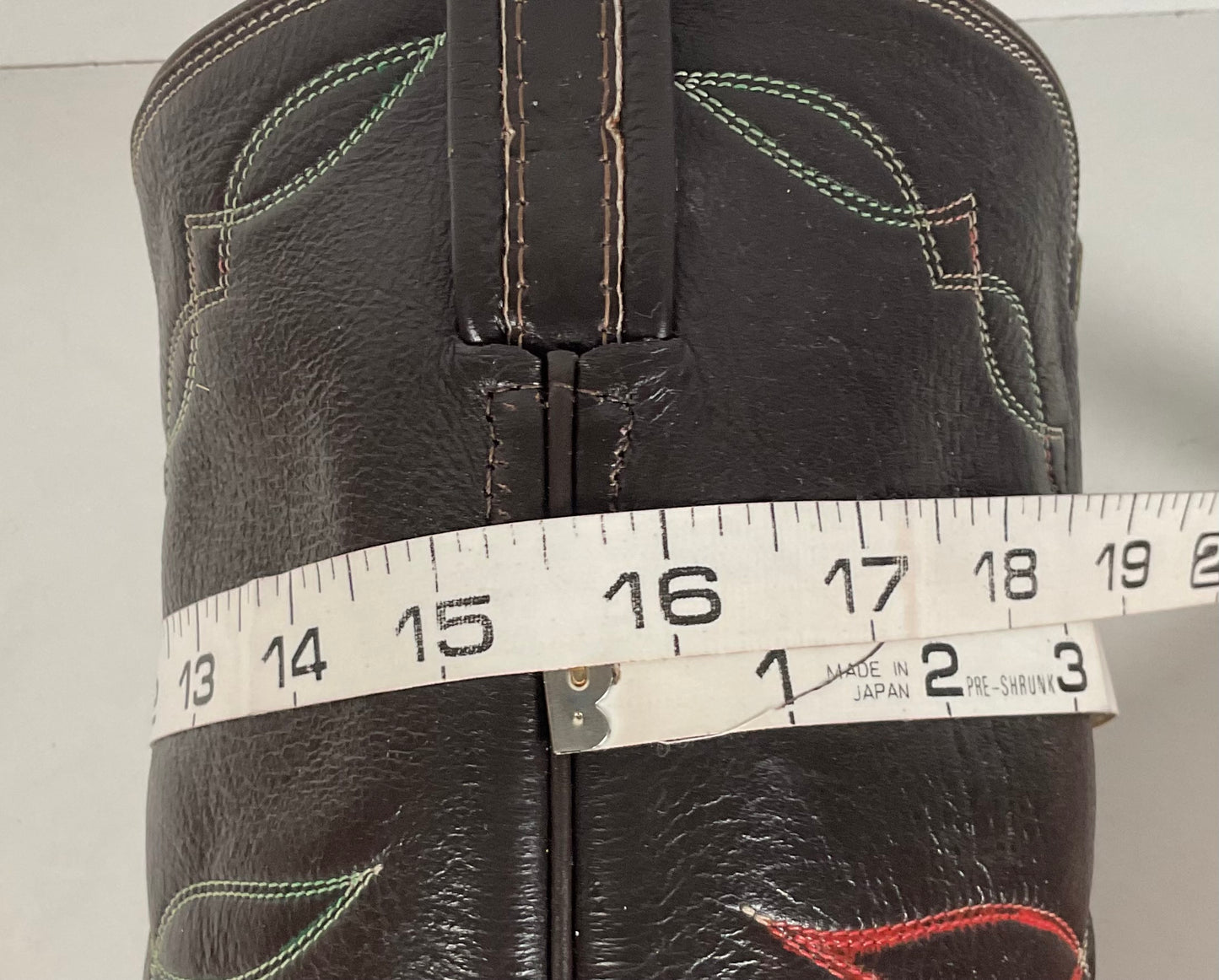 Vintage Tony Lama Buffalo Calf Cowboy Boots | 1960s-1970s | Narrow | Men’s 11 B