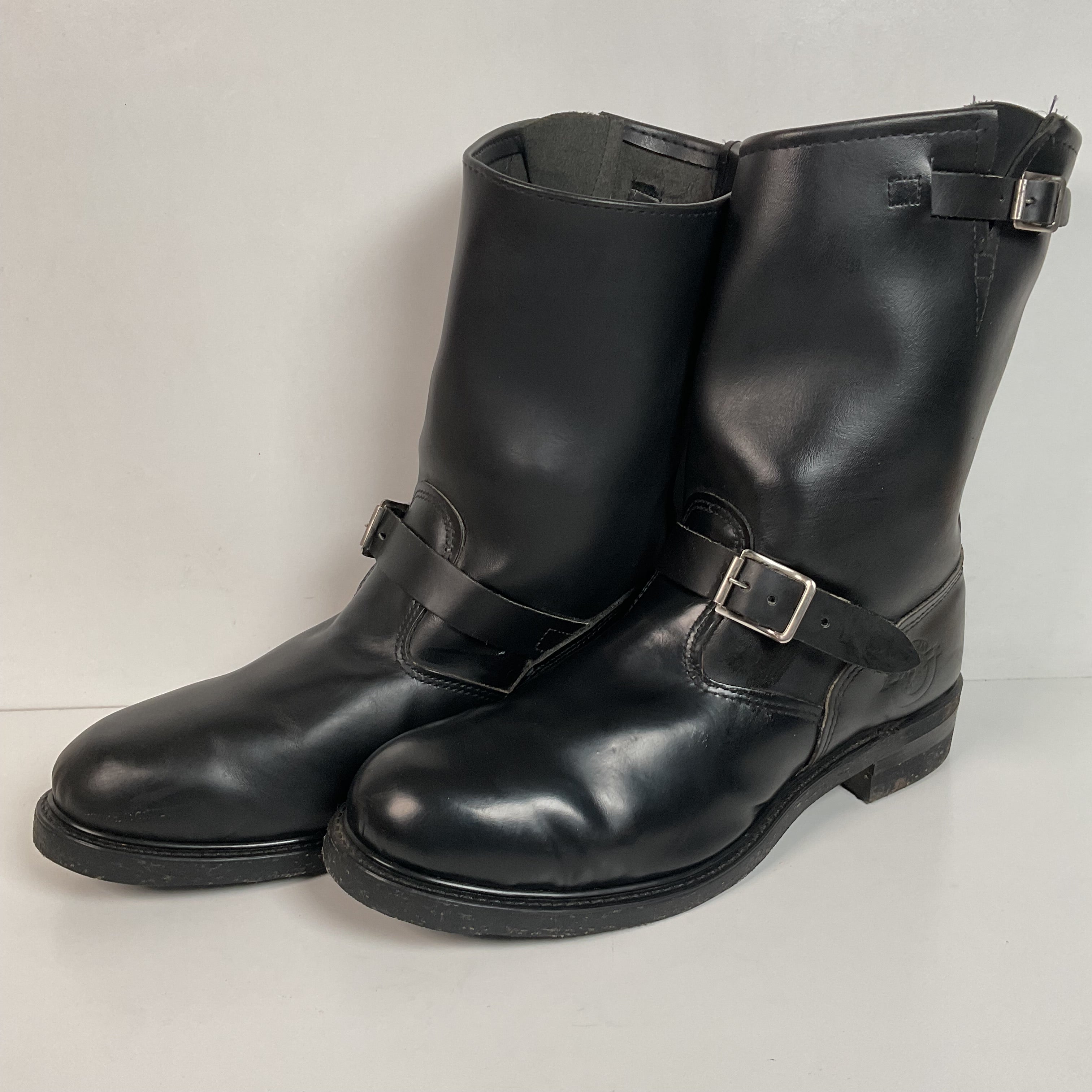 Vintage Brahma Steel Toe Engineer Boots Men's 13 USA Made Corded