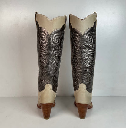 Frye Women’s Mustang Riding Boots 8 M Made In Spain
