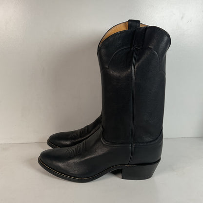 Vintage Justin European Elk Cowboy Boots | USA Made | 11 EE